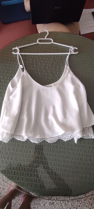 Blusa blanca Zara