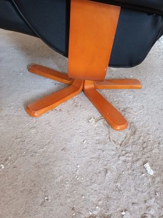 Sillón relax reclinable con reposapiés i pie de ma