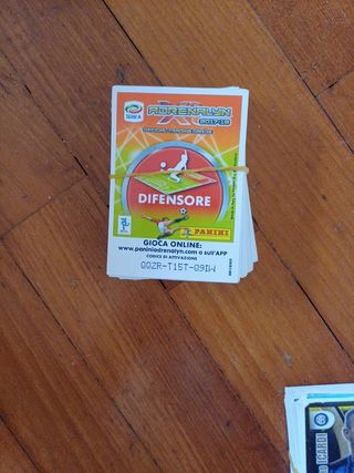 Carte calciatori Panini, 7 euro a gruppo