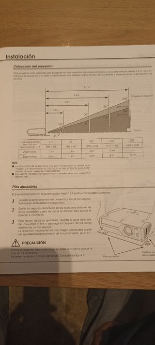 Proyector multimedia