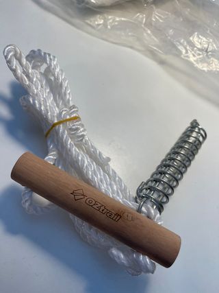 Set de cuerda 6mm con corredor madera y resorte