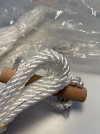 Set de cuerda 6mm con corredor madera y resorte