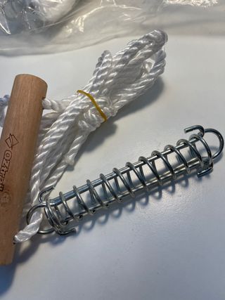 Set de cuerda 6mm con corredor madera y resorte