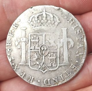 8 REALES CARLOS III 1782 POTOSÍ