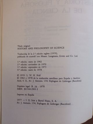 Historia y filosofía de la ciencia