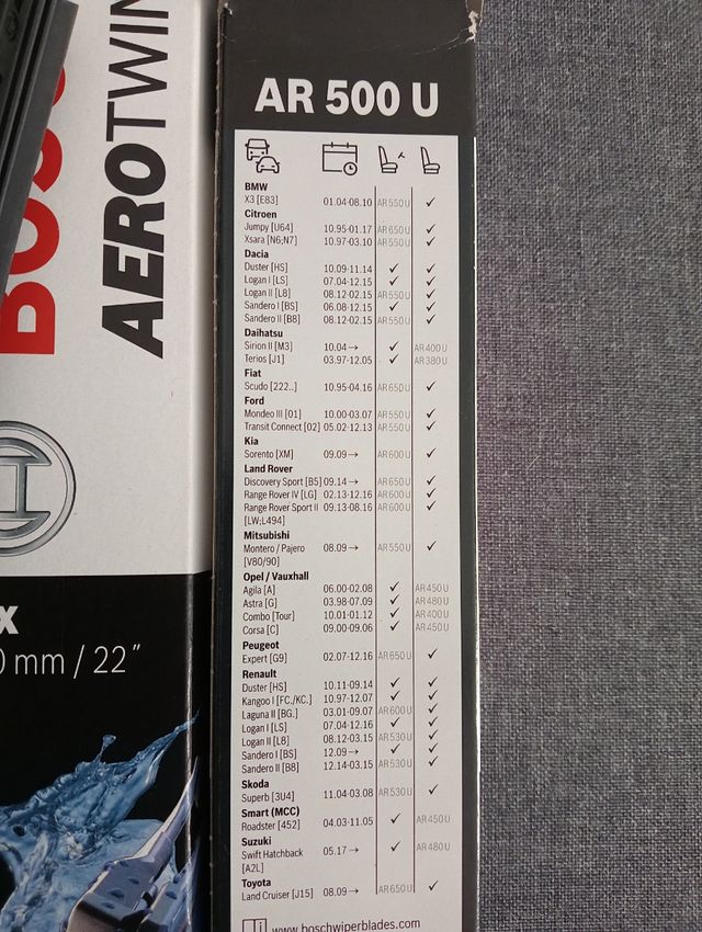 Nuevos Limpiaparabrisas Marca Bosch