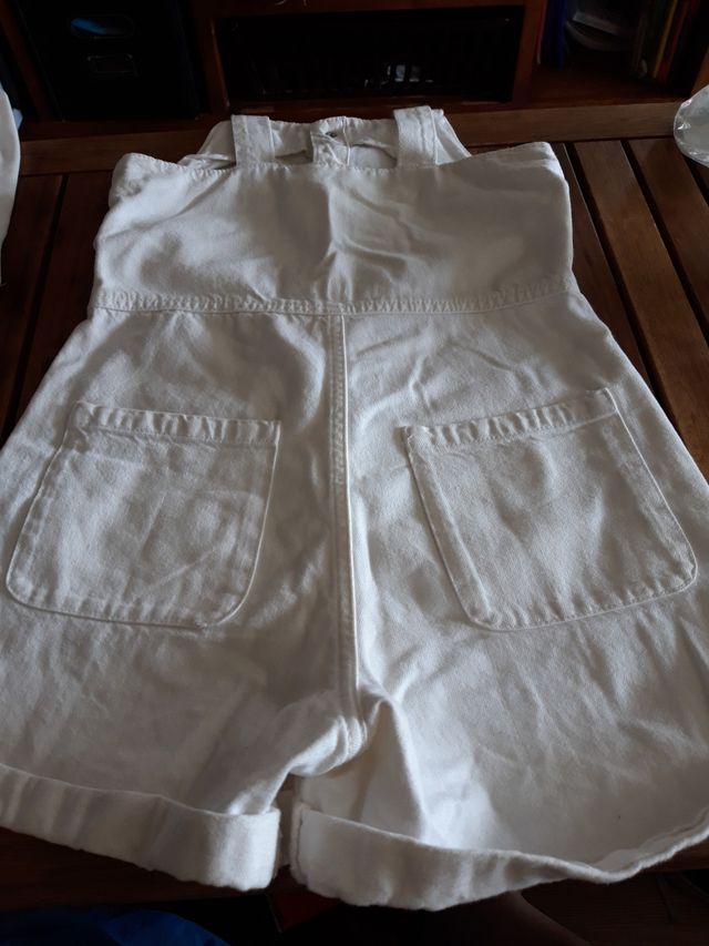 peto blanco Zara talla 11-12 años