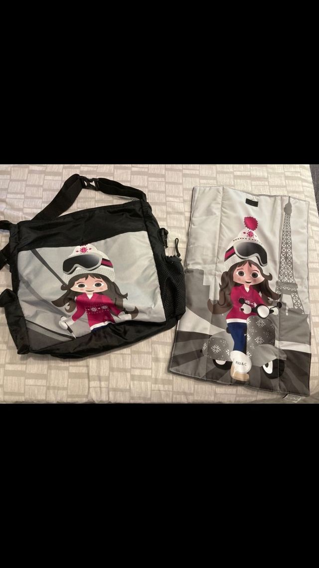 Mochila bandolera + cambiador