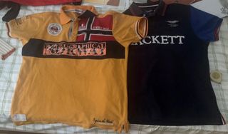 Lote 2 polos uno tallaL y otro XL