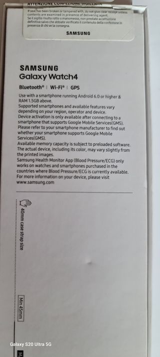 SAMSUNG GALAXY WATCH 4