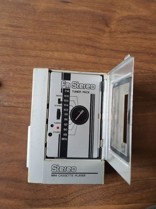 radio cassette antiguo