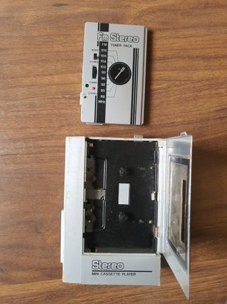 radio cassette antiguo