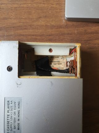 radio cassette antiguo