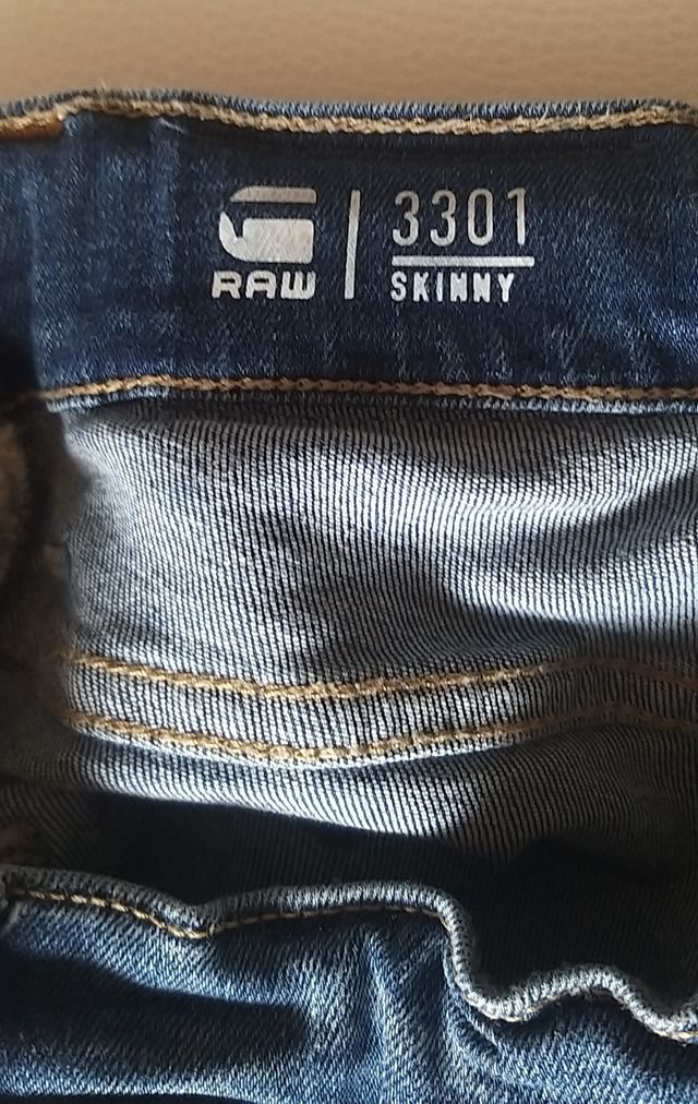 Vaquero niño/niña G-Star Skinny, marino, talla 12.