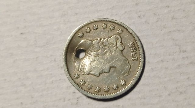 United States 5 cents, Half Dime Liberty with Hat