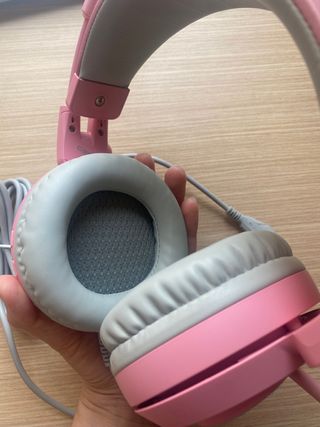 Cascos gaming con orejas de gato