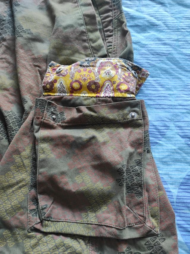 PANTALÓN CARGO REEF TALLA 46 CM CINTURA