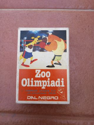 Carte da gioco vintage Zoo Olimpiadi - anno 1979.