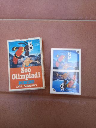 Carte da gioco vintage Zoo Olimpiadi - anno 1979.