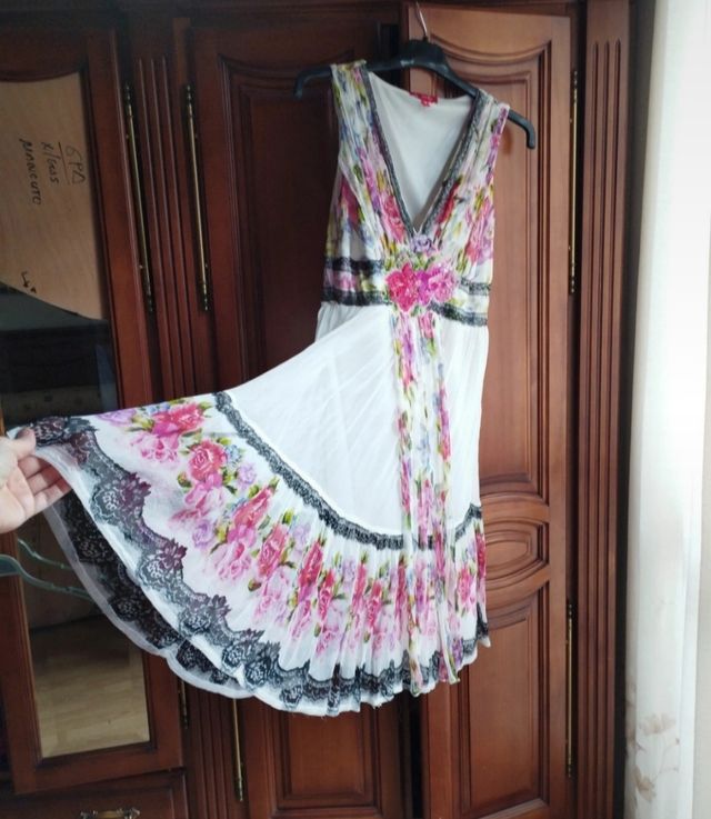 vestido fiesta René Derhy