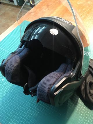 Casco moto jet