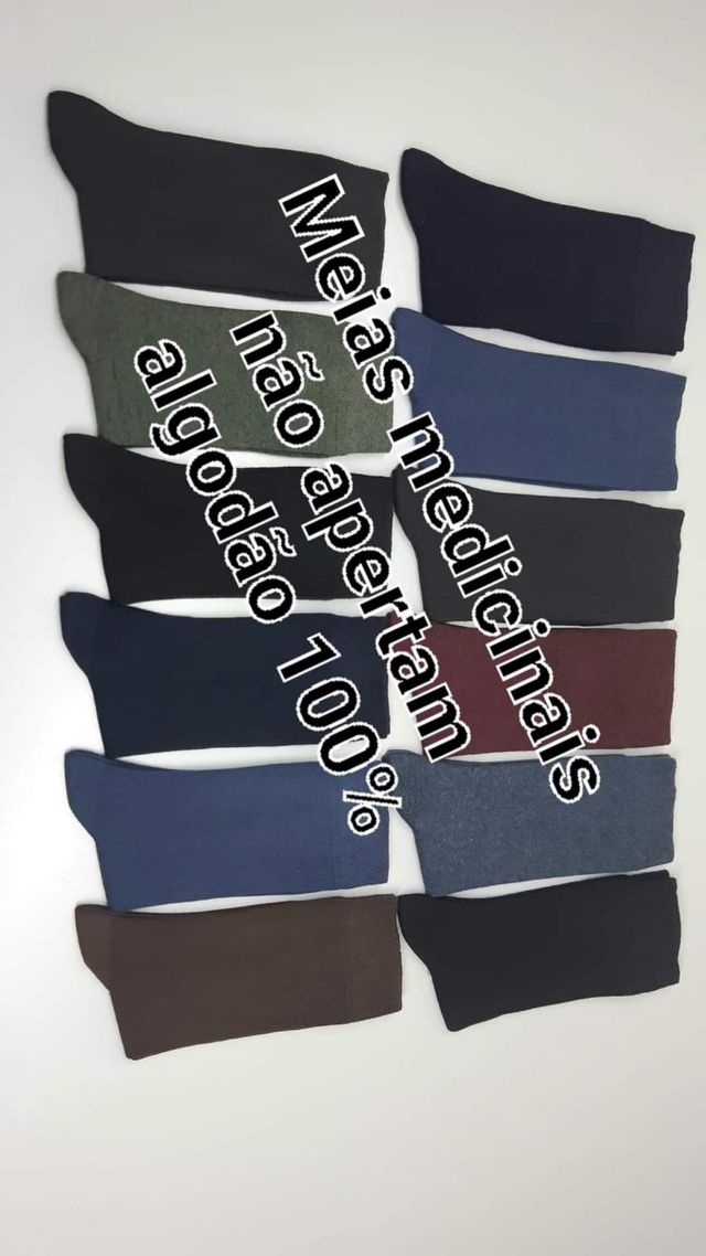 12 pares Meias Medicinais