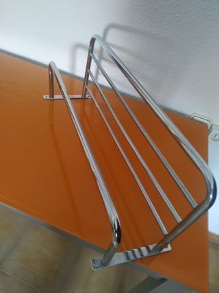 Toallero estante cromado