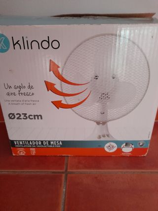 Ventilador pequeño.