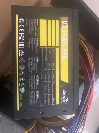 Fuente Alimentación Aero Cool VX PLUS 550
