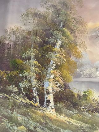 Quadro dipinto pittura olio su tela vintage quadri