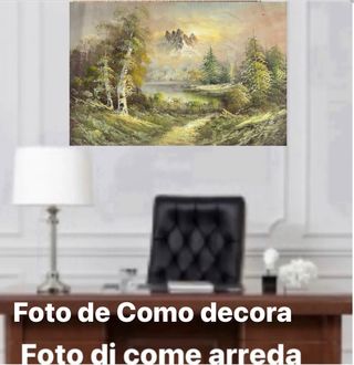 Quadro dipinto pittura olio su tela vintage quadri