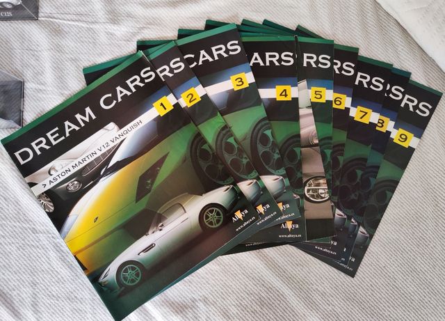 Dream Cars, ALTAYA, 9 modelli con manuali