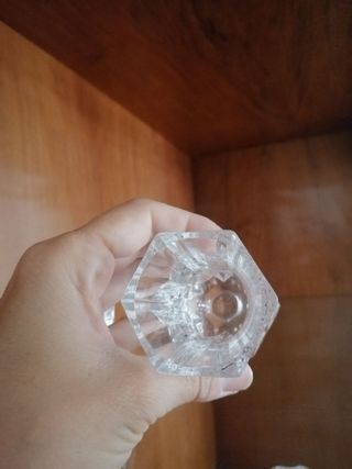 Candelabros de cristal tallado