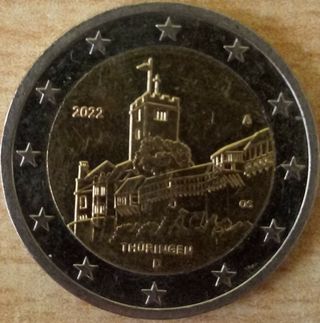 Moneda 2€ Alemania 2022 conmemorativa ceca D