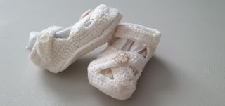 Zapatos croché bebé