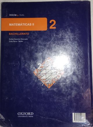 MATEMÁTICAS 2 BACHILLERATO 