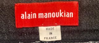 Falda tejana negra Alain Manoukain, Talla M