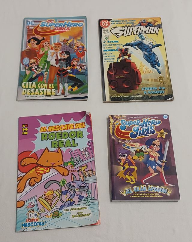 LOTE LIBROS📚 Colección DC Comic Superhéroes