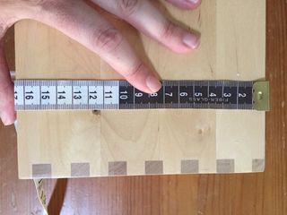 Caja de madera con 5 verteros de cristal