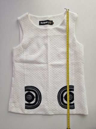Camiseta blanca chica Desigual
