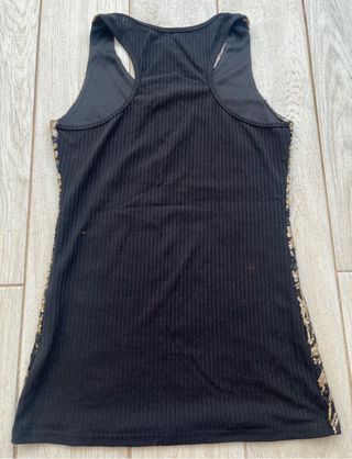 Camiseta tirantes lentejuelas talla m