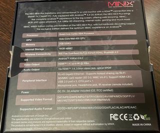 MINIX NEO X8-H PLUS Reproductor Multimedia