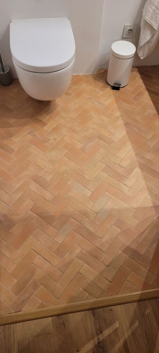 azulejo imitacion terracota