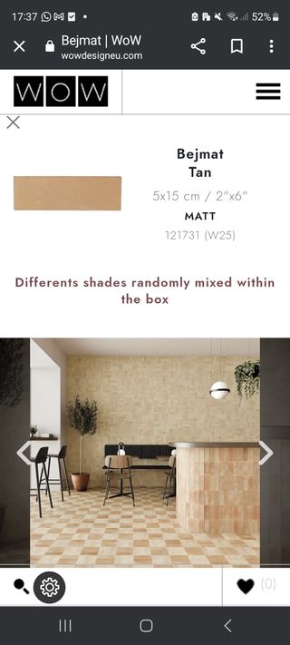 azulejo imitacion terracota