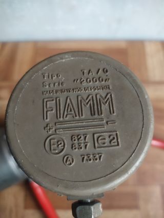bocina claxon fiamm homologada 12v