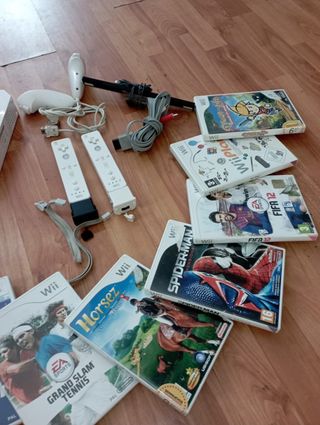 Consola completa Wii +  8 juegos 