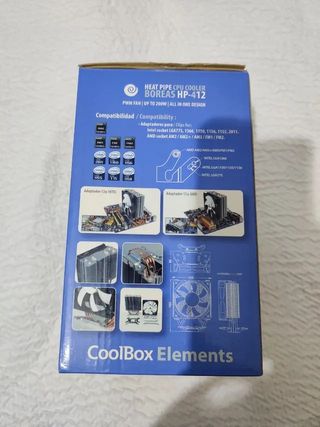 CPU Cooler Coolbox Boreas HP-412