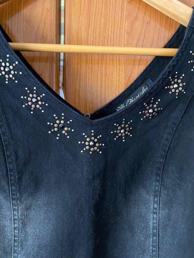 Vestido vaquero negro