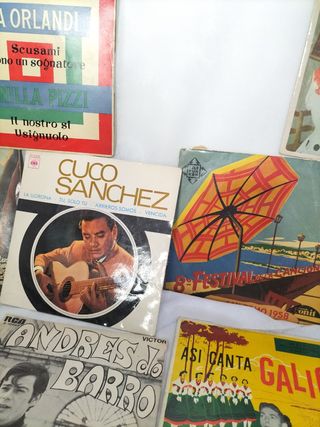 Lote de 14 vinilos antiguos