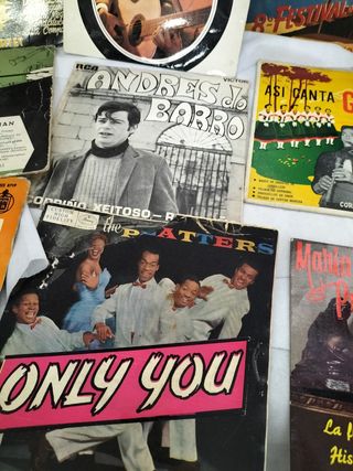 Lote de 14 vinilos antiguos